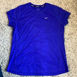Blue Nike dry fit T-shirt